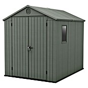 Keter Tuinhuis Darwin 68 (Buitenmaat incl. dakoverstek (b x d): 190 x 244 cm, Kunststof, Groen, 4,5 m²) | BAUHAUS