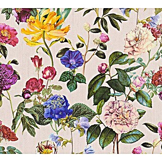 AS Creation Trendwall Vliestapete Blumenwiese (Bunt/Rosé, Floral, 10,05 x 0,53 m)