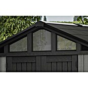 Keter Gerätehaus Stronghold 10x8 (Außenmaß inkl. Dachüberstand (B x T): 304 x 243 cm, Kunststoff, Grau) | BAUHAUS