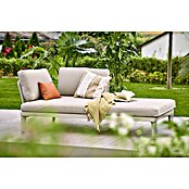 Sunfun Solo Chaise lounge (L x An x Al: 194 x 114,5 x 66 cm, Gris claro, Aluminio) | BAUHAUS