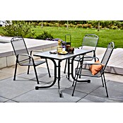 MFG Gartentisch Boulevard (L x B: 110 x 70 cm, Stahl, Sevelit, Schiefer, Klappbar) | BAUHAUS