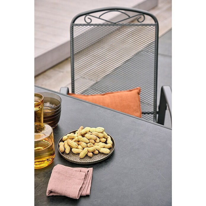 MFG Gartentisch Boulevard (L x B: 110 x 70 cm, Stahl, Sevelit, Schiefer, Klappbar) | BAUHAUS