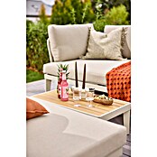 Sunfun Solo Chaise lounge (L x An x Al: 194 x 114,5 x 66 cm, Gris claro, Aluminio) | BAUHAUS