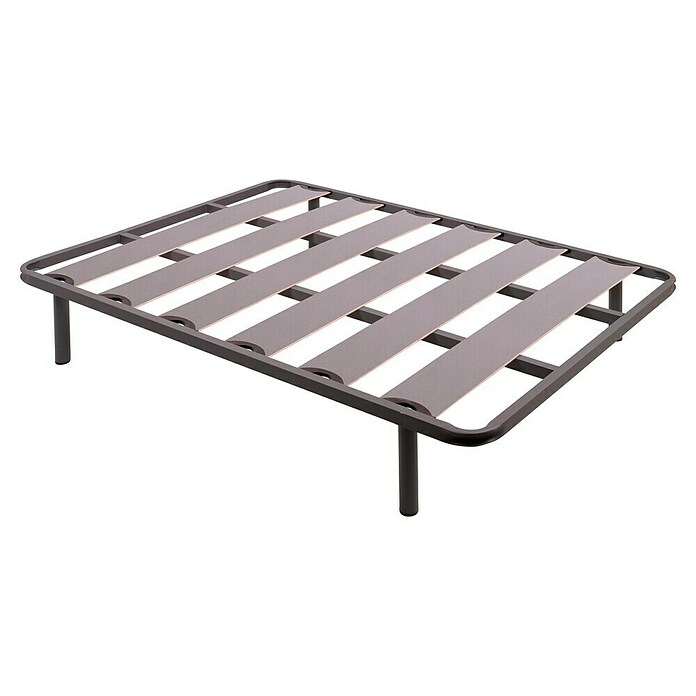Unique Somier de láminas R66 y colchón Top (Largo: 200 cm, Ancho: 135 cm, Viscoelástica, Colchón a 2 caras) | BAUHAUS