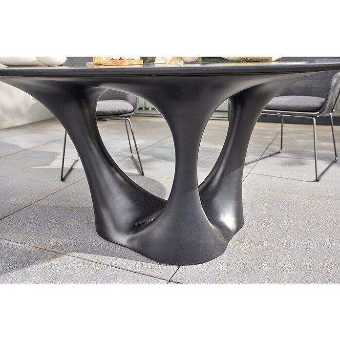 Gartenmöbel-Set Black Series (6 -tlg., Schwarz/Night-Grey) | BAUHAUS