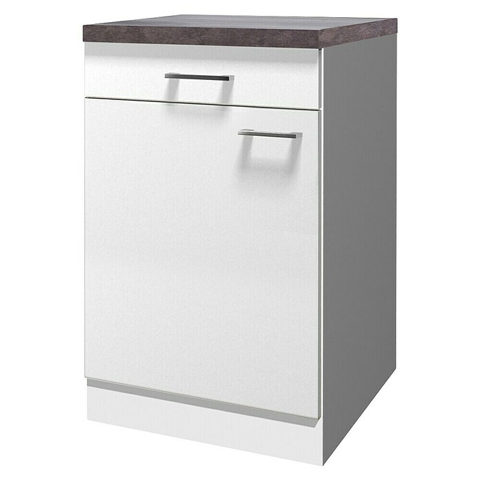 Flex-Well Lucca Unterschrank (B x T x H: 50 x 60 x 85 cm, Weiß) | BAUHAUS