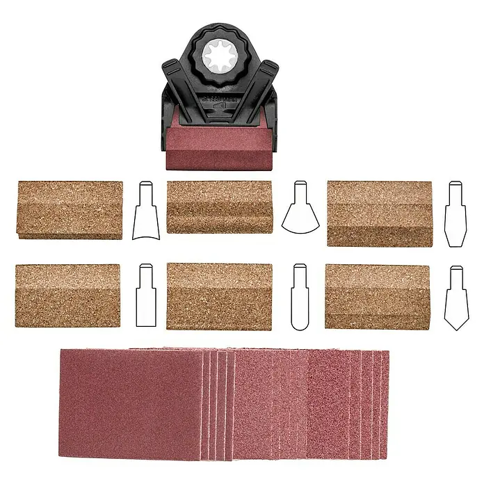 FEIN snijmes Teakdeck 4, mesbreedte 4 mm, opname StarlockPlus, voor het snel en veilig uitsnijden van voegmateriaal uit strokendeks, 100% kwaliteit