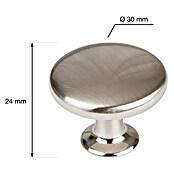 Walteco Ručkica za namještaj Daira II  (Promjer: 30 mm, Ostalo) | BAUHAUS
