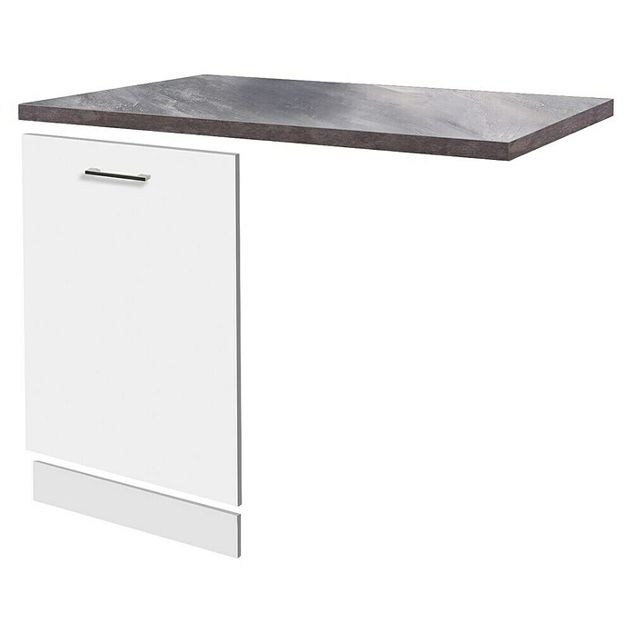 Flex-Well Lucca Geschirrspülerfront (B x T x H: 110 x 60 x 85 cm, Weiß) | BAUHAUS