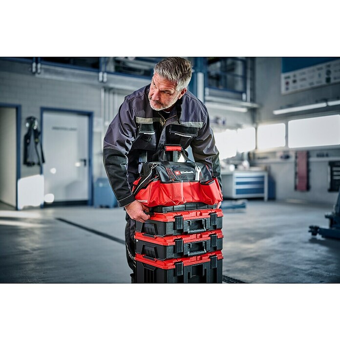 Einhell Torba za orodja E-Case  (Do x Š x V: 26,4 x 13,5 x 49 cm, Nosilnost izdelka: 30 kg) | 1918 - Alu Koffer- Boxen | BADK - Werkzeug-Behältnisse | BAD - Handwerkzeuge | BA - Handwerkzeuge | B - Werkz/Masch/Maschzubeh/Auto | BAUHAUS