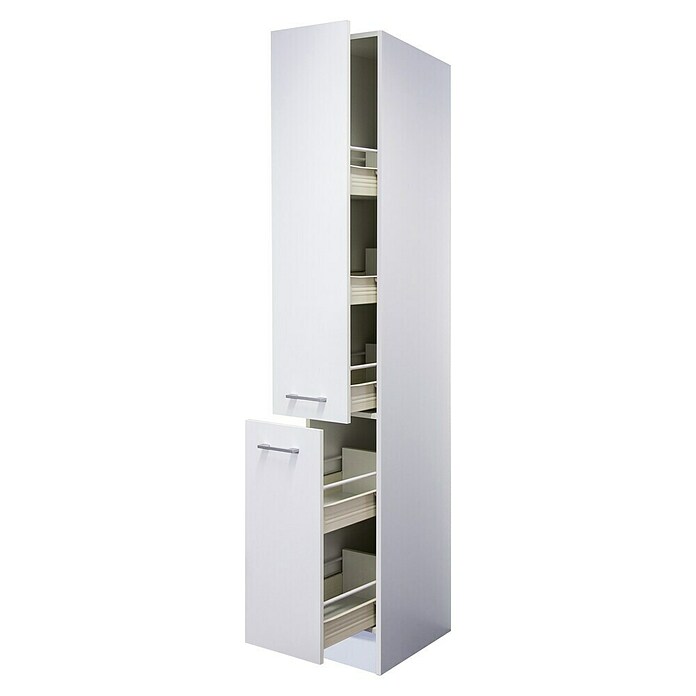 Flex-Well Lucca Apotheker-Hochschrank (B x T x H: 30 x 57 x 200 cm, Weiß) | BAUHAUS