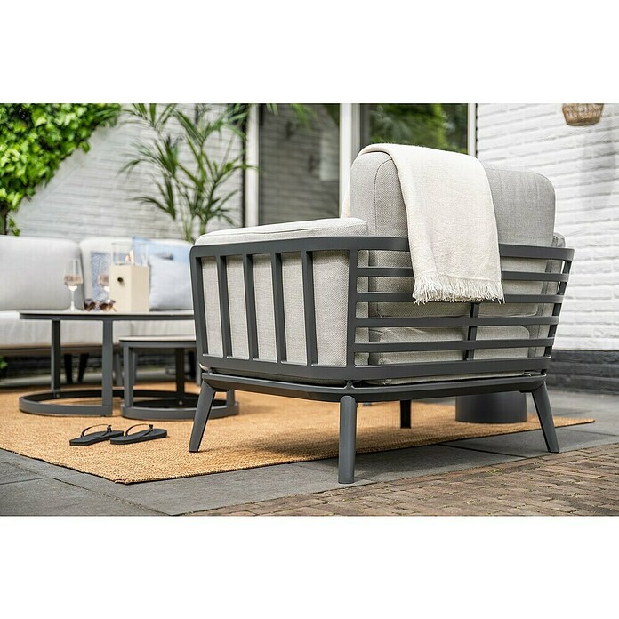 Garden Impressions Loungeset Montea (Antraciet) | BAUHAUS