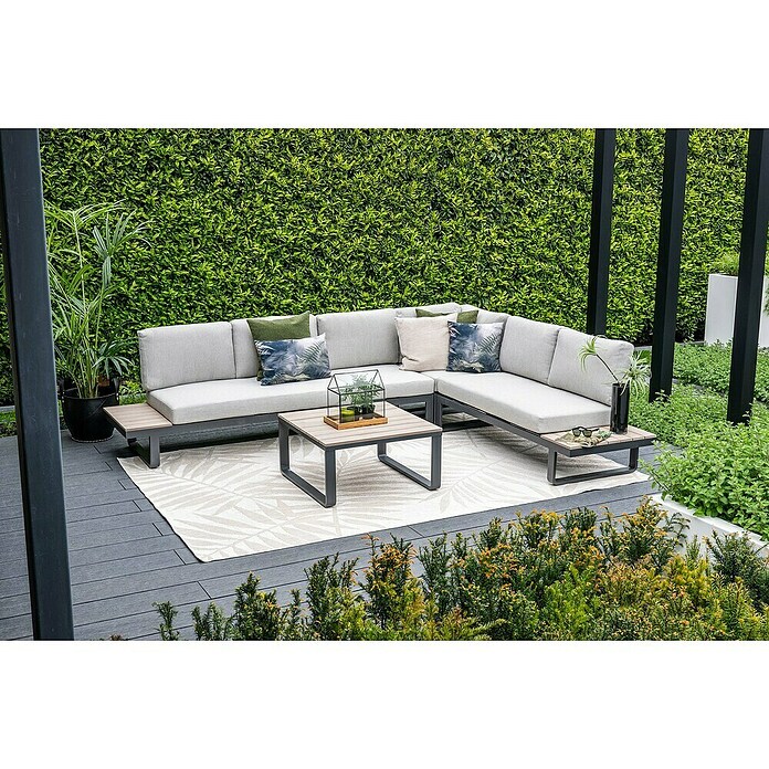 Loungeset Masone (Antraciet, Materiaalspecificatie: VironWood) | BAUHAUS