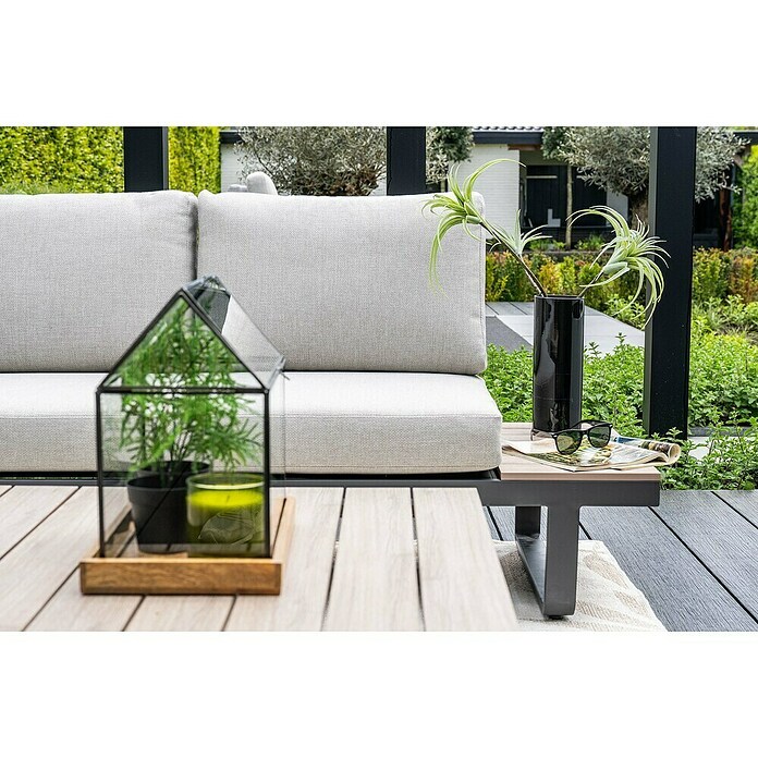 Loungeset Masone (Antraciet, Materiaalspecificatie: VironWood) | BAUHAUS
