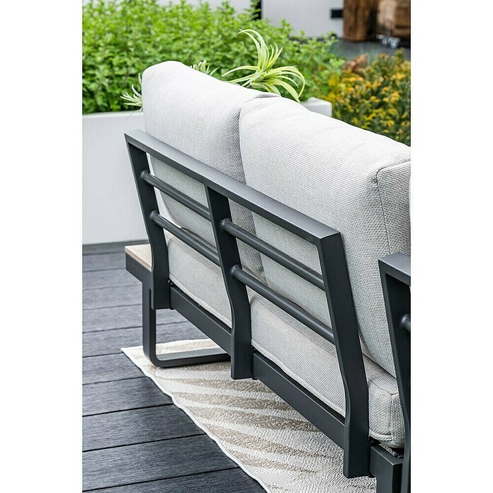 Loungeset Masone (Antraciet, Materiaalspecificatie: VironWood) | BAUHAUS
