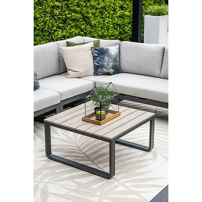 Loungeset Masone (Antraciet, Materiaalspecificatie: VironWood) | BAUHAUS