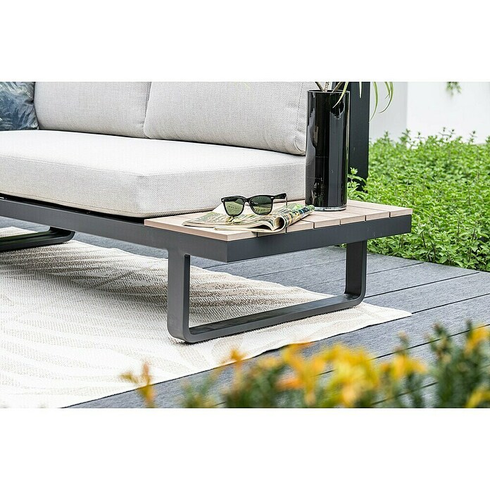 Loungeset Masone (Antraciet, Materiaalspecificatie: VironWood) | BAUHAUS