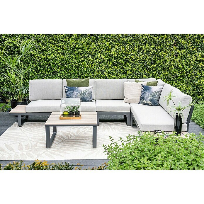 Loungeset Masone (Antraciet, Materiaalspecificatie: VironWood) | BAUHAUS