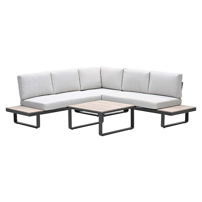 Loungeset Masone (Antraciet, Materiaalspecificatie: VironWood) | BAUHAUS