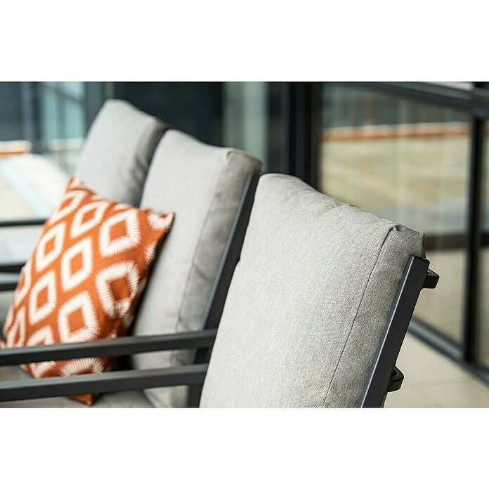Tuin-loungestoel Sergio (Grijs, Aluminium) | BAUHAUS