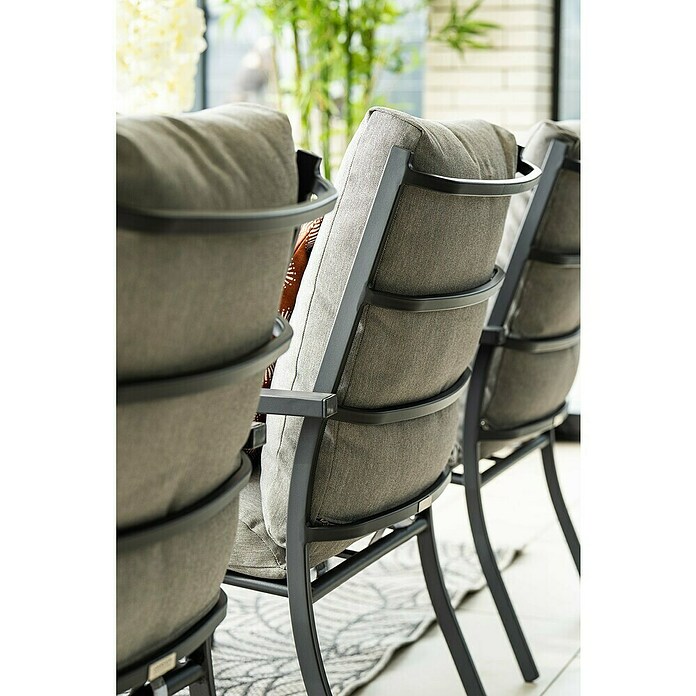 Tuin-loungestoel Sergio (Grijs, Aluminium) | BAUHAUS