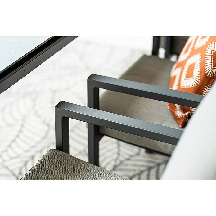 Tuin-loungestoel Sergio (Grijs, Aluminium) | BAUHAUS