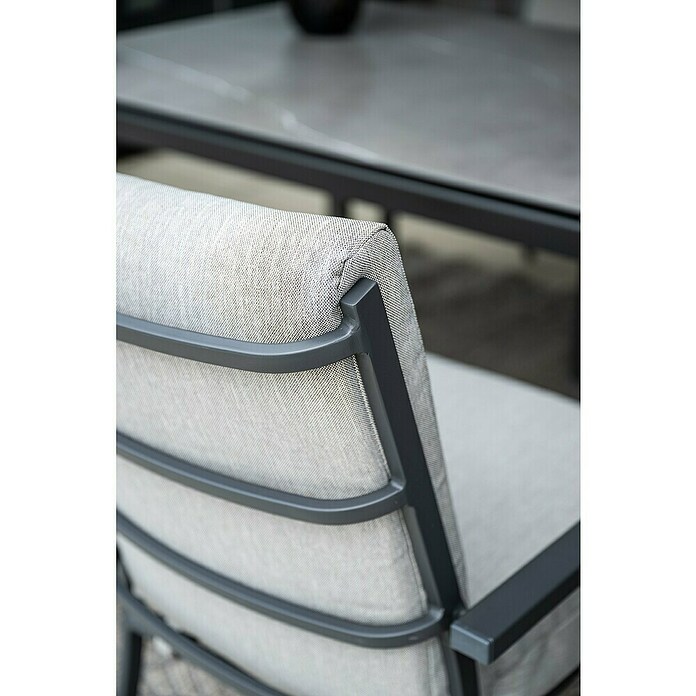 Tuin-loungestoel Sergio (Grijs, Aluminium) | BAUHAUS