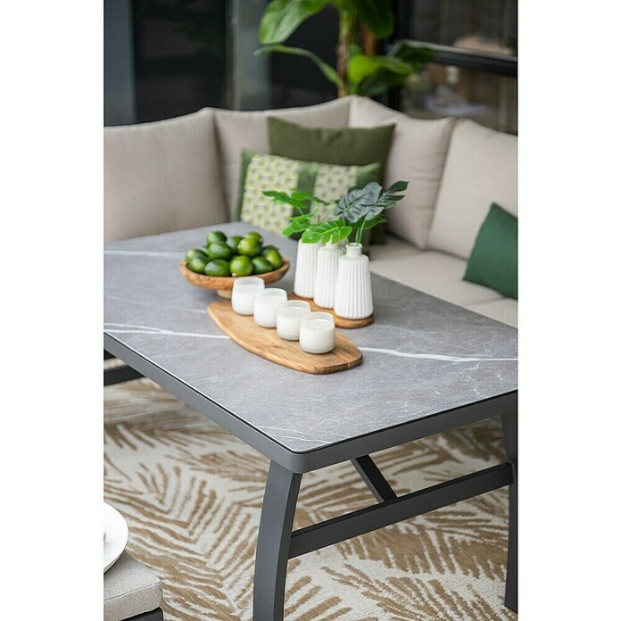 Garden Impressions Loungeset Vasano (Keramisch glas, Slate grey) | BAUHAUS
