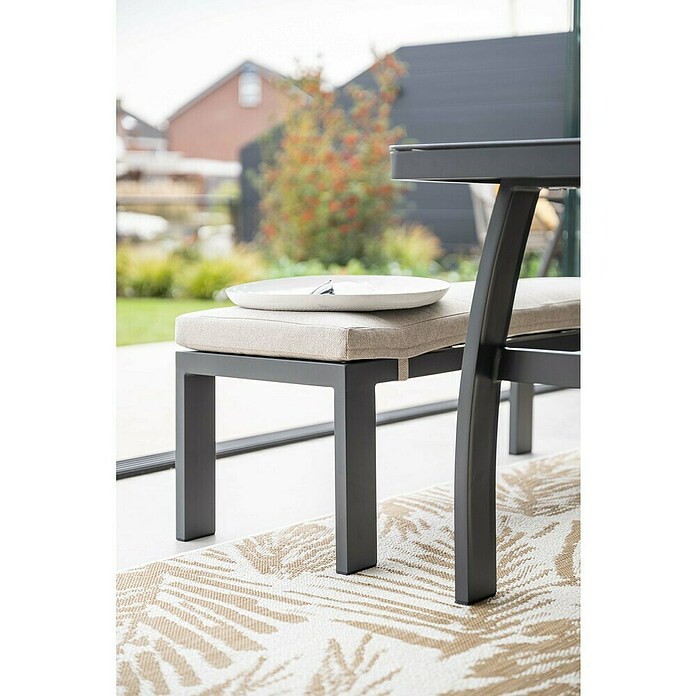 Garden Impressions Loungeset Vasano (Keramisch glas, Slate grey) | BAUHAUS