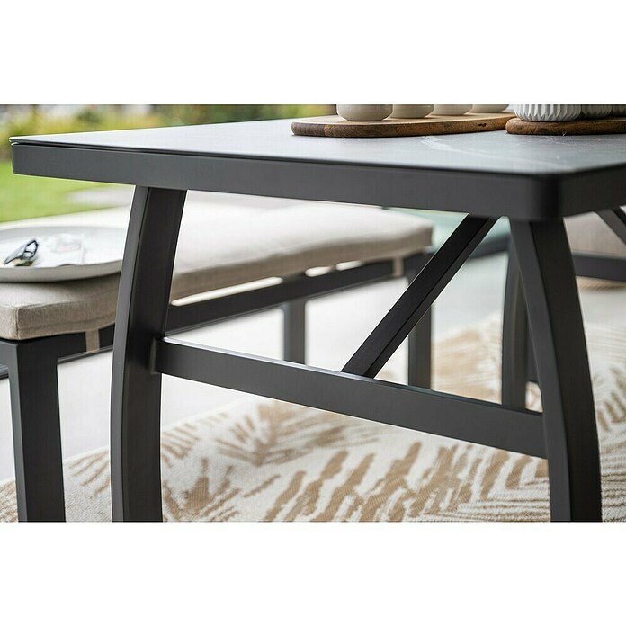 Garden Impressions Loungeset Vasano (Keramisch glas, Slate grey) | BAUHAUS