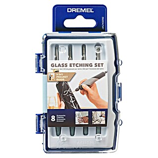 Dremel Komplet za obdelavo stekla 682 (8 -del., Premer stebla svedra: 3,2 mm)