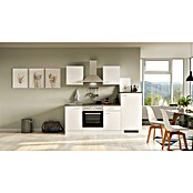 Flex-Well Lucca Küchenzeile Typ 1 (Breite: 220 cm, Höhe: 200 cm, Weiß, Mit Elektrogeräten) | BAUHAUS