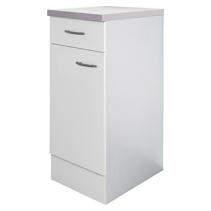Flex-Well Wito Unterschrank (B x T x H: 30 x 60 x 85 cm, Weiß) | BAUHAUS