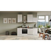 Flex-Well Lucca Küchenzeile Typ 1 (Breite: 220 cm, Höhe: 234 cm, Weiß, Mit Elektrogeräten) | BAUHAUS