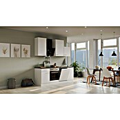 Flex-Well Lucca Küchenzeile Typ 1 (Breite: 220 cm, Höhe: 234 cm, Weiß, Mit Elektrogeräten) | BAUHAUS