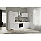 Flex-Well Lucca Küchenzeile Typ 1 (Breite: 270 cm, Höhe: 200 cm, Weiß, Mit Elektrogeräten) | BAUHAUS
