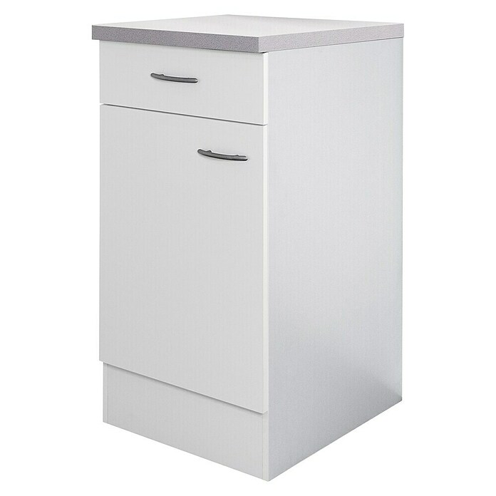 Flex-Well Wito Unterschrank (B x T x H: 40 x 60 x 85 cm, Weiß) | BAUHAUS