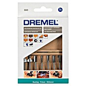 Dremel Set de fresas (7 piezas, Diámetro vástago: 3,2 mm)