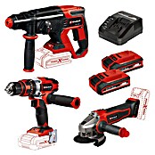 Einhell Power X-Change 18V Juego de máquinas TE-TK 18/3 Li +2 (CD+AG+HD) (2 baterías, 18 V, 5 pzs.) | BAUHAUS