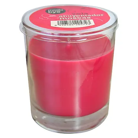 Flower  Vaso con vela Antimoscas