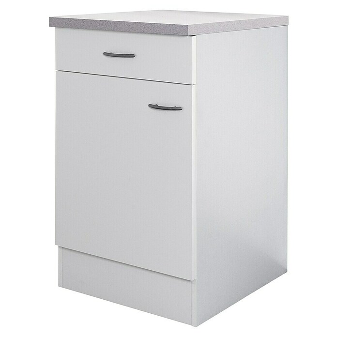Flex-Well Wito Unterschrank (B x T x H: 50 x 60 x 85 cm, Weiß) | BAUHAUS