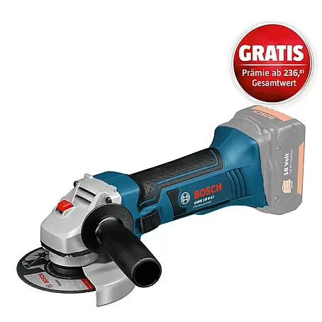 Bosch Professional AMPShare 18V Akku-Winkelschleifer GWS 18V-LI