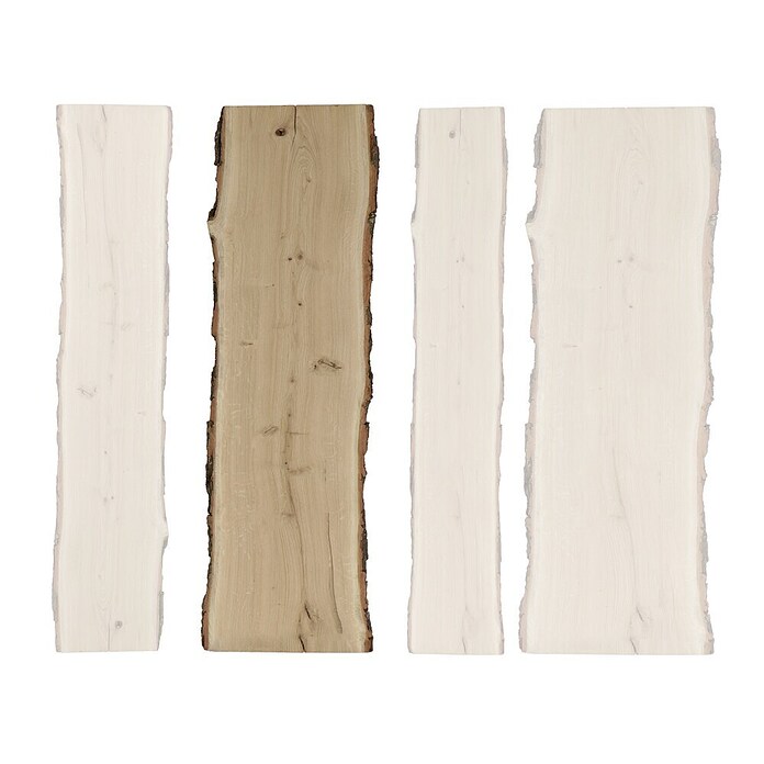 Blockware (Eiche, Anfallende Breite: 30 - 35 cm, 120 x 2,6 cm)