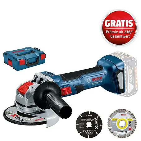 Bosch Professional AMPShare 18V Akku-Winkelschleifer GWX 18V-7