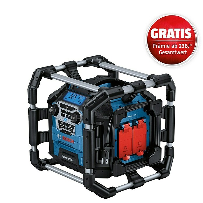 Bosch Professional AMPShare 18V Akku-Baustellenradio GPB 18V-5 C (18 V, Ohne Akku, 87,5 - 108,0 kHz (FM)) | BAUHAUS