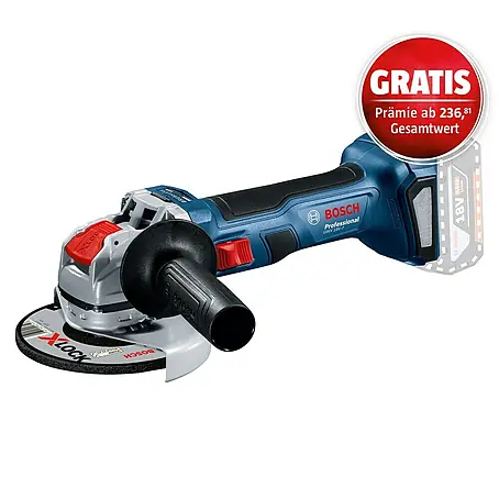Bosch Professional AMPShare 18V Akku-Winkelschleifer GWX 18V-7 125 mm