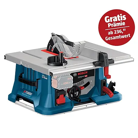 Bosch Professional AMPShare 18V Akku-Tischkreissäge GTS 18V-216