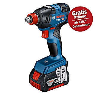 Bosch Professional AMPShare 18V Akku-Drehschlagschrauber GDX 18V-200 (18 V, Ohne Akku, 200 Nm, Inkl. Koffer)