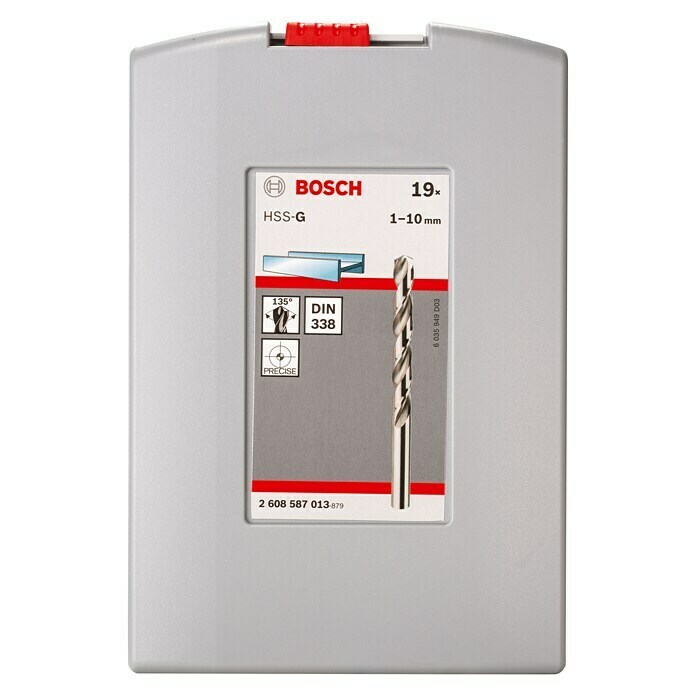 Bosch Metallbohrer-Set HSS-G19 -tlg. Front View