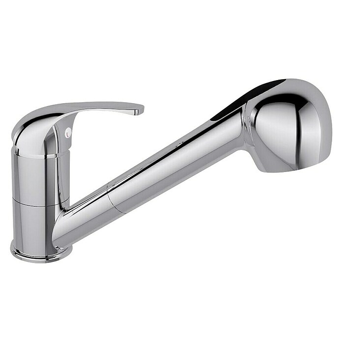 Grifo de cocina extensible Drift (Cromo, Brillante) | BAUHAUS